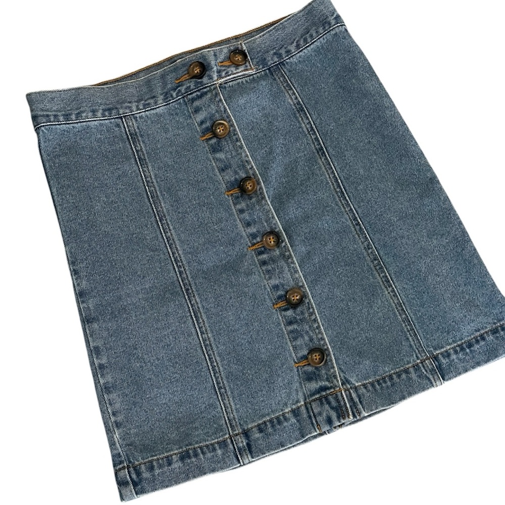 Button front Denim Jean Mini small - Picture 2 of 6